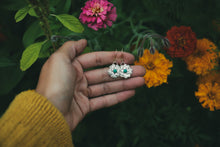 Load image into Gallery viewer, Turquoise Tiny Bloom Dangles
