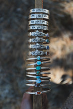 Load image into Gallery viewer, Turquoise: Simple Stone Cuff
