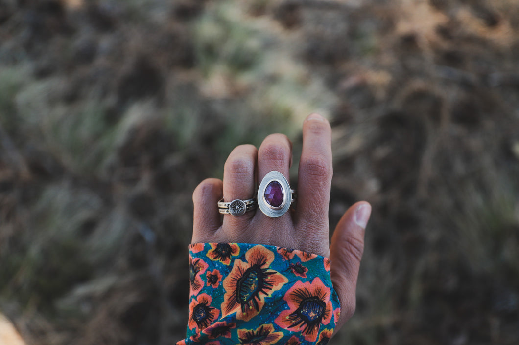11: Ruby Hollow Ring