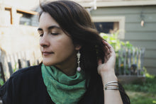 Load image into Gallery viewer, Moonstone Indian Paintbrush Earrings
